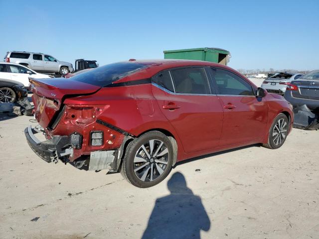 3N1AB8CV6NY312246 - 2022 NISSAN SENTRA SV RED photo 3