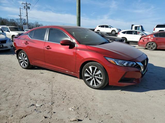 3N1AB8CV6NY312246 - 2022 NISSAN SENTRA SV RED photo 4