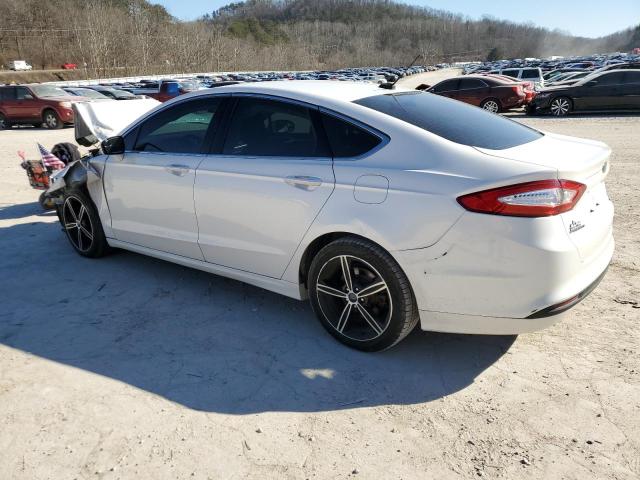 3FA6P0HD1ER253919 - 2014 FORD FUSION SE WHITE photo 2