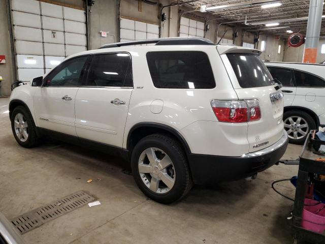 1GKEV33788J298812 - 2008 GMC ACADIA SLT-2 WHITE photo 2