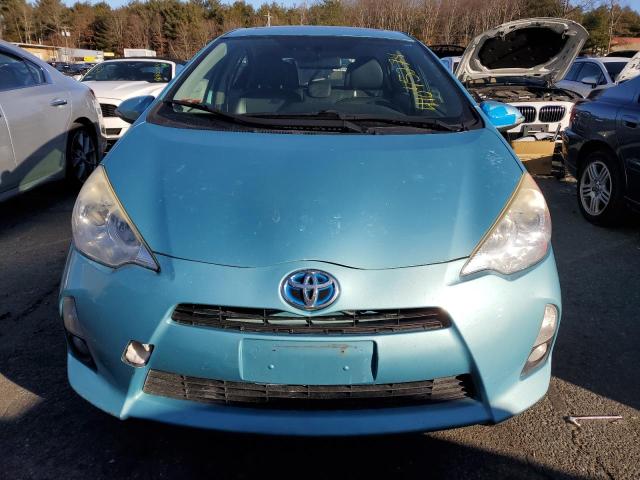 JTDKDTB38C1022915 - 2012 TOYOTA PRIUS C BLUE photo 5