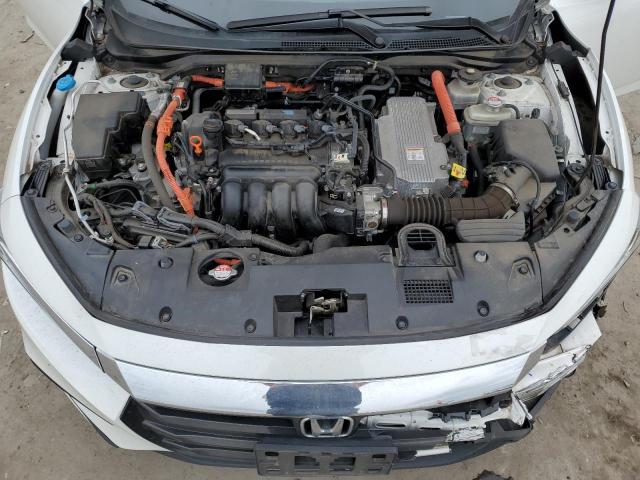 19XZE4F59KE031518 - 2019 HONDA INSIGHT EX WHITE photo 11