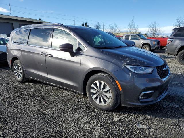 2C4RC1L7XMR596694 - 2021 CHRYSLER PACIFICA HYBRID TOURING L GRAY photo 4