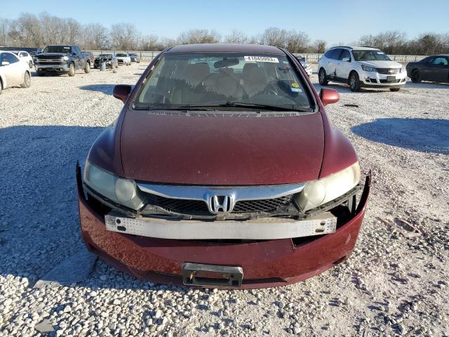 19XFA1F64BE013661 - 2011 HONDA CIVIC LX-S برغندي صورة 5