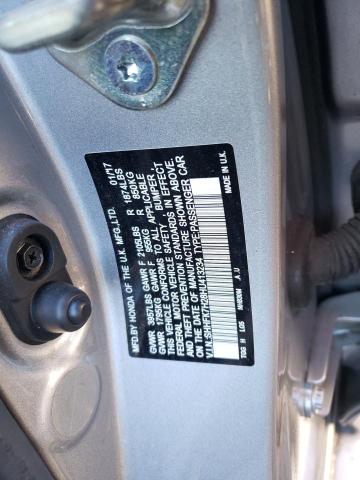 SHHFK7H28HU413234 - 2017 HONDA CIVIC LX SILVER photo 12