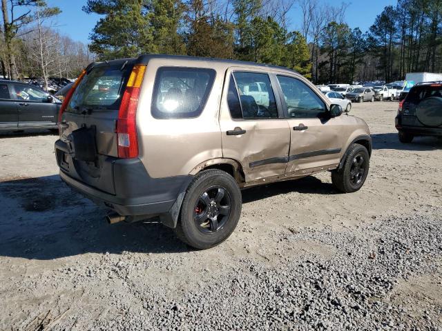 SHSRD78474U246247 - 2004 HONDA CR-V LX TAN photo 3