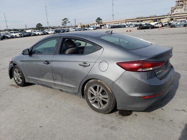 KMHD84LF7HU189733 - 2017 HYUNDAI ELANTRA SE GRAY photo 2