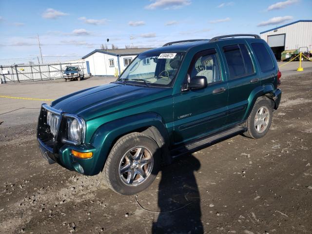 1J4GL58K44W110345 - 2004 JEEP LIBERTY LIMITED GREEN photo 1