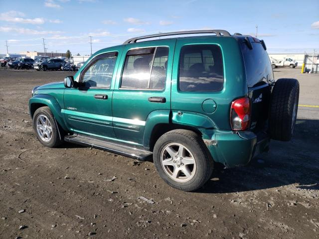 1J4GL58K44W110345 - 2004 JEEP LIBERTY LIMITED GREEN photo 2