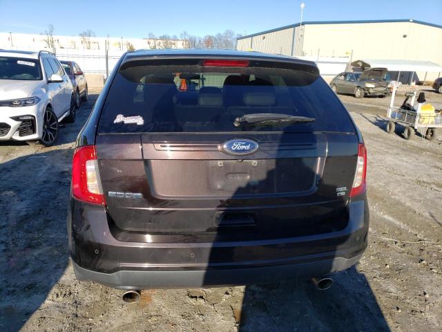 2FMDK4JC4DBB56568 - 2013 FORD EDGE SEL BLACK photo 6