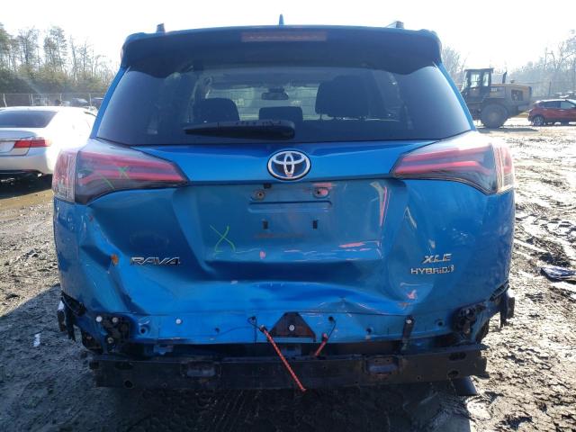 JTMRJREV2HD139788 - 2017 TOYOTA RAV4 HV LE BLUE photo 6