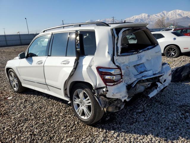 WDCGG8JB2FG435329 - 2015 MERCEDES-BENZ GLK 350 4MATIC WHITE photo 2