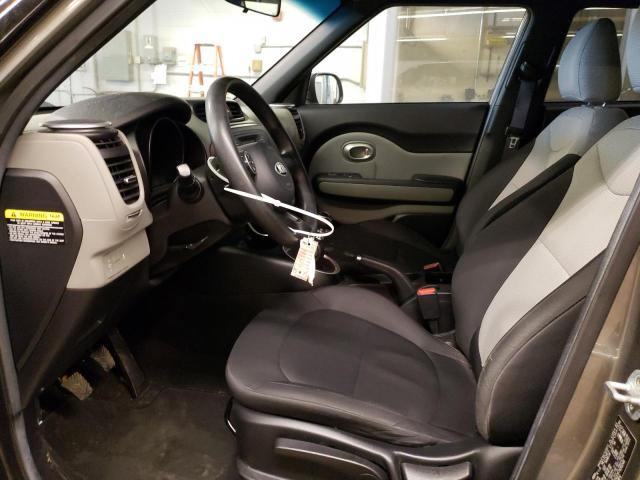 KNDJN2A27F7120248 - 2015 KIA SOUL GRAY photo 7