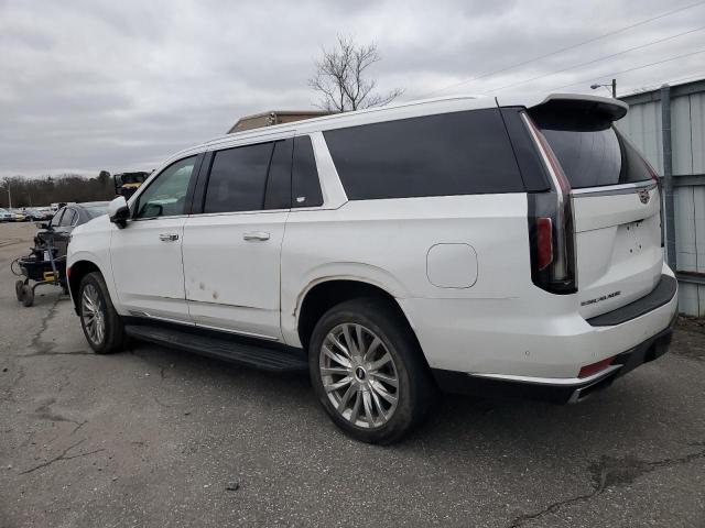 1GYS4KKL3MR347141 - 2021 CADILLAC ESCALADE ESV PREMIUM LUXURY WHITE photo 2