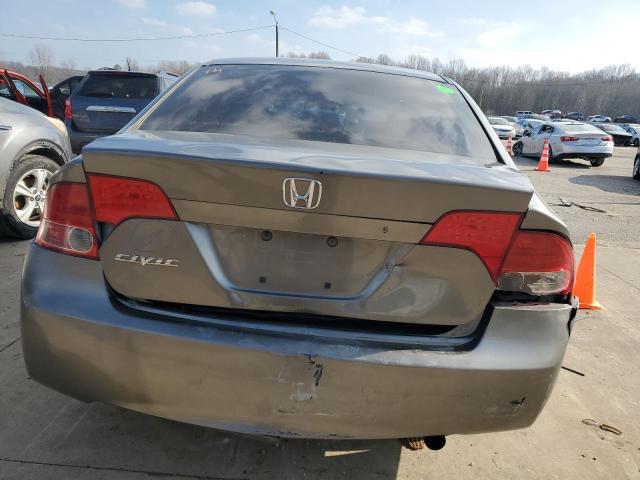 1HGFA16578L090565 - 2008 HONDA CIVIC LX GRAY photo 6