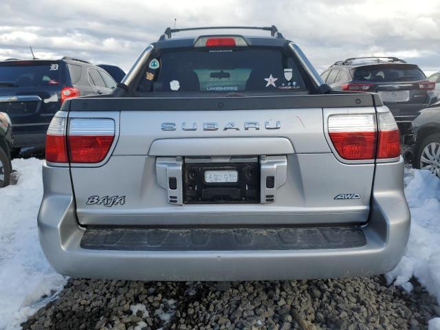 4S4BT61CX36102897 - 2003 SUBARU BAJA SILVER photo 6