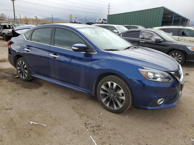 3N1AB7AP7KY240631 - 2019 NISSAN SENTRA S BLUE photo 4