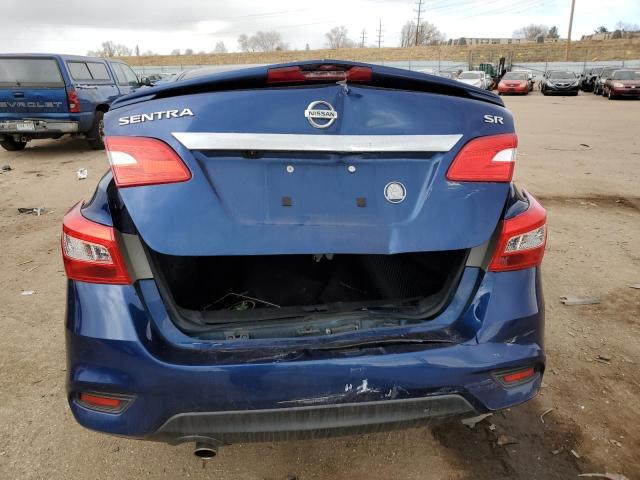 3N1AB7AP7KY240631 - 2019 NISSAN SENTRA S BLUE photo 6