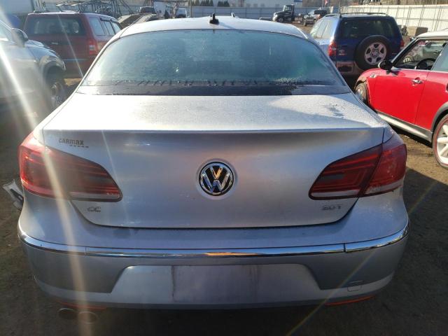 WVWBP7AN7DE506974 - 2013 VOLKSWAGEN CC SPORT SILVER photo 6