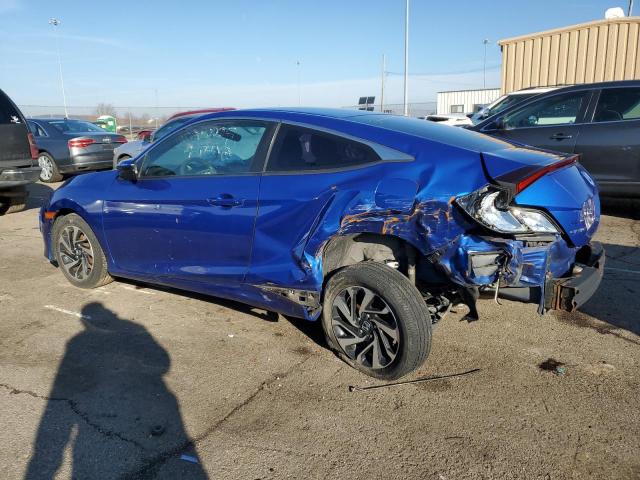 2HGFC4B52HH305705 - 2017 HONDA CIVIC LX BLUE photo 2