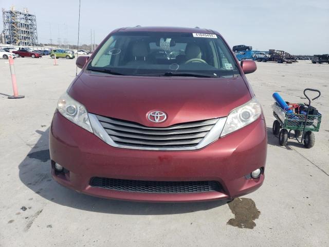 5TDYK3DCXES482578 - 2014 TOYOTA SIENNA XLE RED photo 5