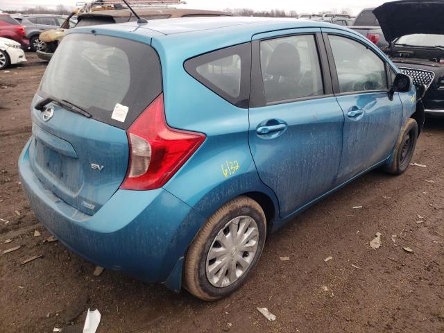 3N1CE2CP1EL361981 - 2014 NISSAN VERSA NOTE S BLUE photo 3