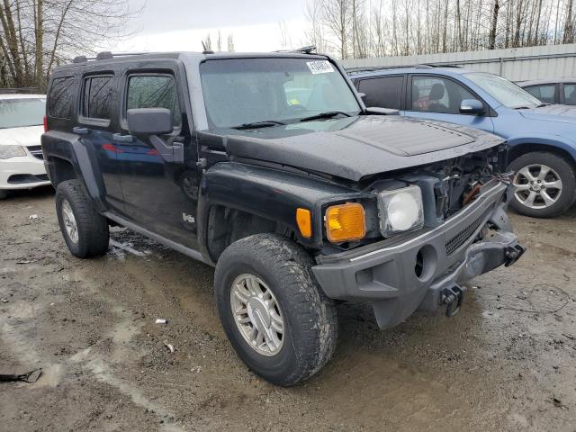 5GTDN13E778106000 - 2007 HUMMER H3 BLACK photo 4