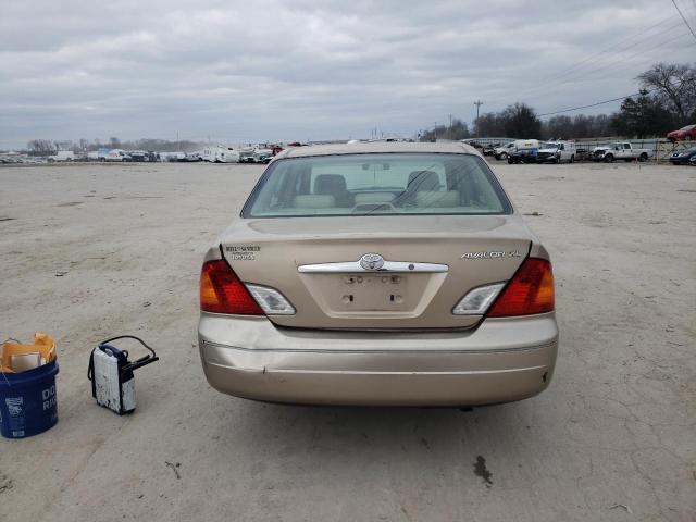 4T1BF28B41U117224 - 2001 TOYOTA AVALON XL TAN photo 6