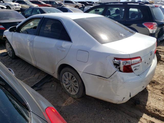 4T4BF1FK9CR238658 - 2012 TOYOTA CAMRY BASE WHITE photo 2