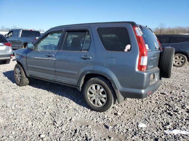 SHSRD78945U308605 - 2005 HONDA CR-V SE BLUE photo 2