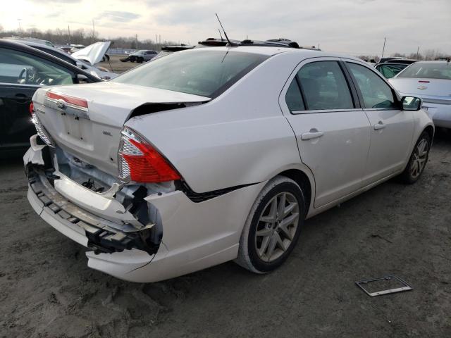 3FAHP0JAXCR283071 - 2012 FORD FUSION SEL WHITE photo 3