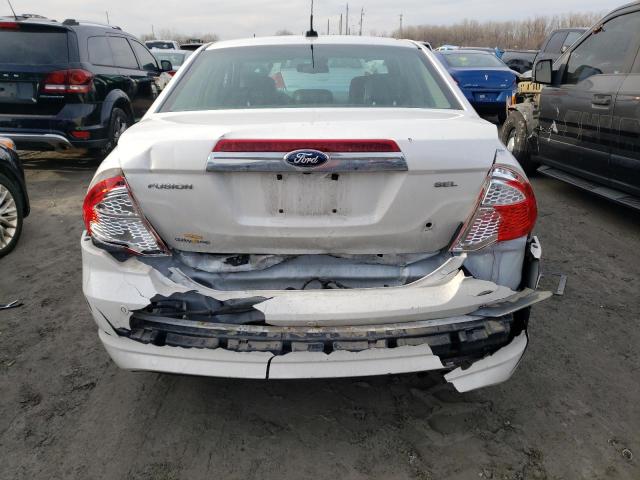 3FAHP0JAXCR283071 - 2012 FORD FUSION SEL WHITE photo 6