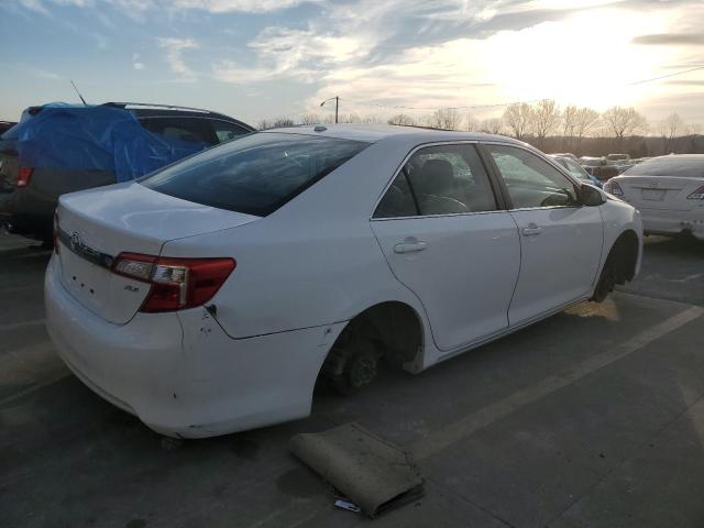 4T4BF1FKXDR290981 - 2013 TOYOTA CAMRY L WHITE photo 3