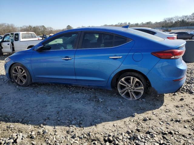 5NPD84LF5HH079410 - 2017 HYUNDAI ELANTRA SE BLUE photo 2