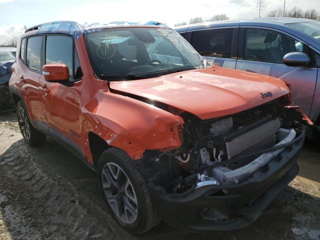 ZACCJBBB2JPH76775 - 2018 JEEP RENEGADE LATITUDE ORANGE photo 4