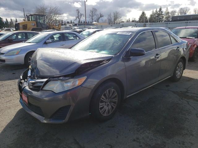 4T4BF1FK7DR311110 - 2013 TOYOTA CAMRY L GRAY photo 1