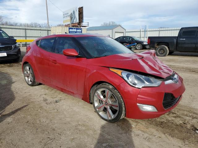 KMHTC6AD9DU119846 - 2013 HYUNDAI VELOSTER RED photo 4