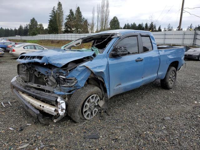 5TFUY5F12KX851573 - 2019 TOYOTA TUNDRA DOUBLE CAB SR/SR5 BLUE photo 1