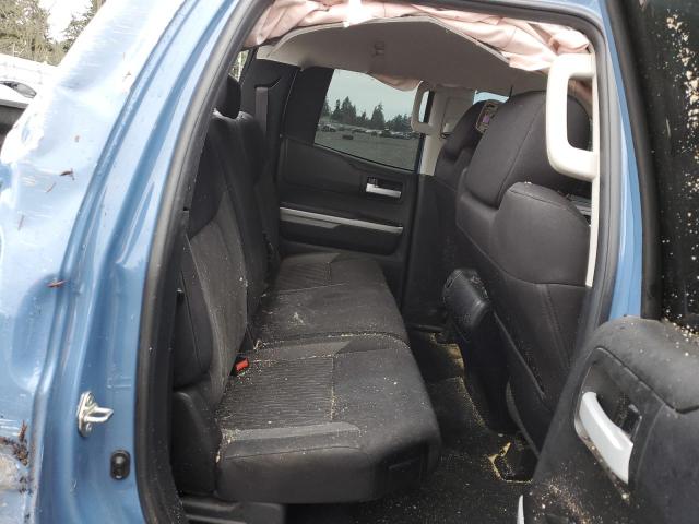5TFUY5F12KX851573 - 2019 TOYOTA TUNDRA DOUBLE CAB SR/SR5 BLUE photo 10