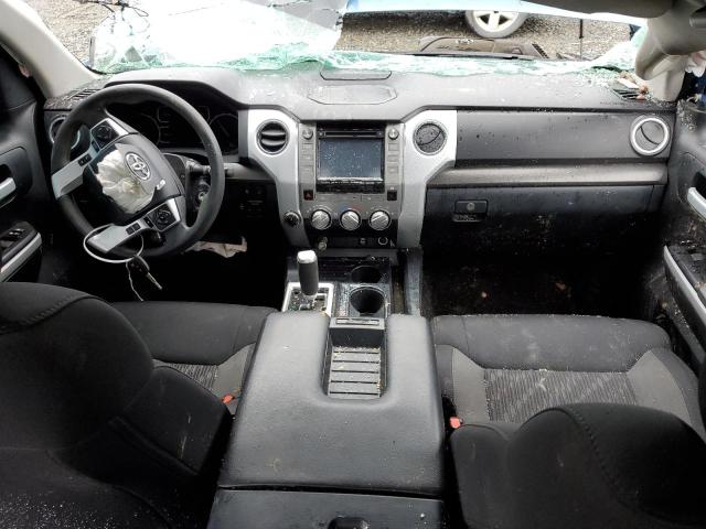 5TFUY5F12KX851573 - 2019 TOYOTA TUNDRA DOUBLE CAB SR/SR5 BLUE photo 8