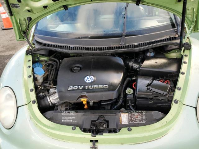 3VWDD21C21M453008 - 2001 VOLKSWAGEN NEW BEETLE GLX 绿色 照片 11