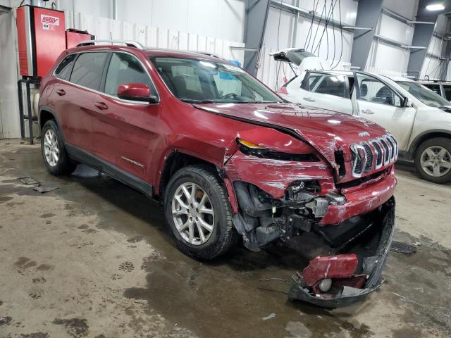 1C4PJMCS6HW545340 - 2017 JEEP CHEROKEE LATITUDE BURGUNDY photo 4