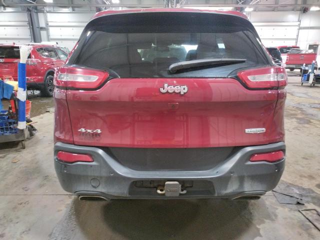 1C4PJMCS6HW545340 - 2017 JEEP CHEROKEE LATITUDE BURGUNDY photo 6