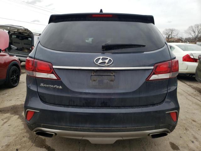 KM8SM4HF4HU167443 - 2017 HYUNDAI SANTA FE SE BLUE photo 6