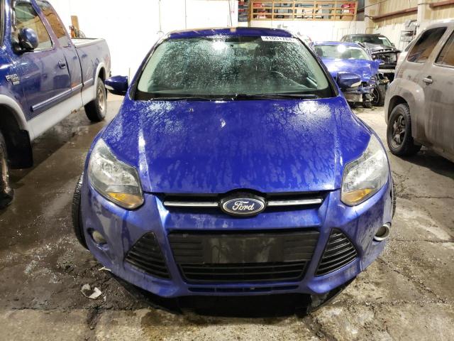 1FADP3N20DL123803 - 2013 FORD FOCUS TITANIUM BLUE photo 5