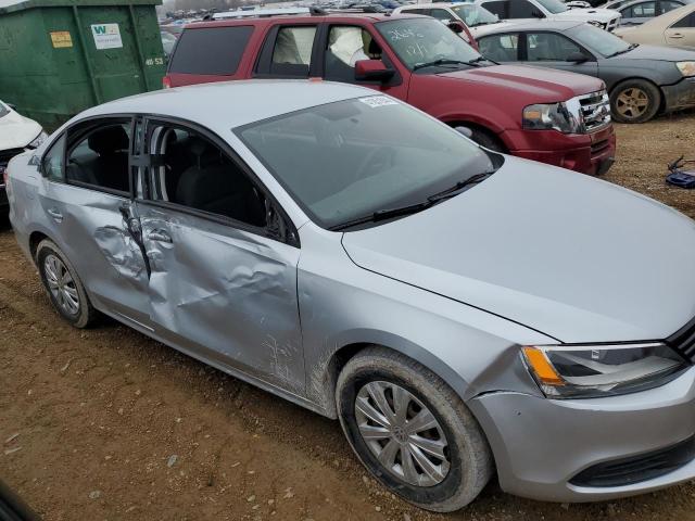 3VW2K7AJ3DM288308 - 2013 VOLKSWAGEN JETTA BASE SILVER photo 4