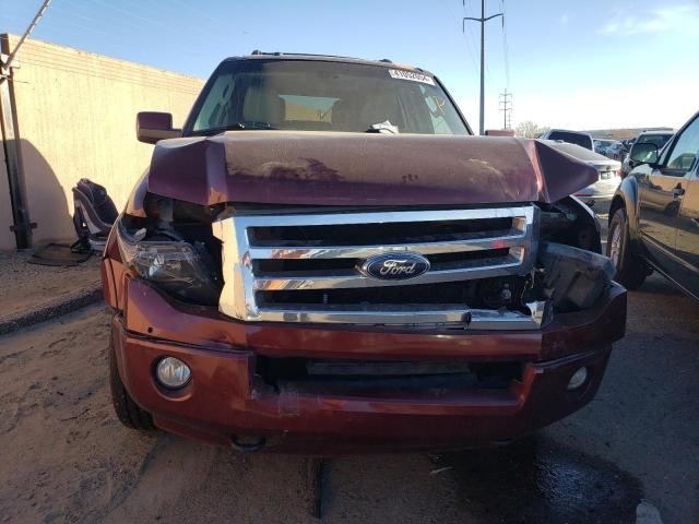 1FMJU2A53CEF58863 - 2012 FORD EXPEDITION LIMITED MAROON photo 5