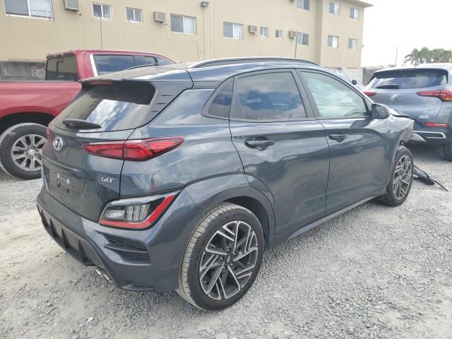 KM8K33A31NU831514 - 2022 HYUNDAI KONA N LINE GRAY photo 3