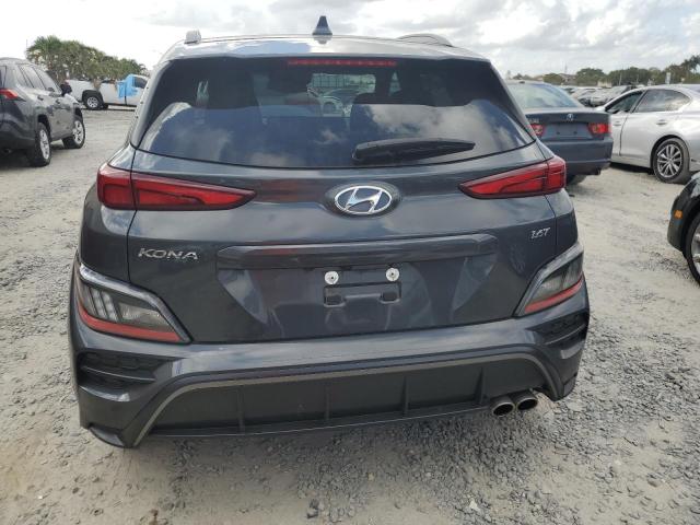 KM8K33A31NU831514 - 2022 HYUNDAI KONA N LINE GRAY photo 6