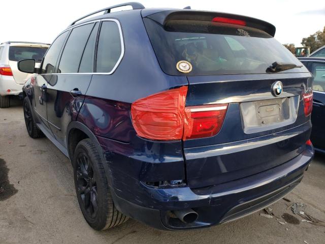 5UXZV4C56D0B14308 - 2013 BMW X5 XDRIVE35I BLUE photo 2